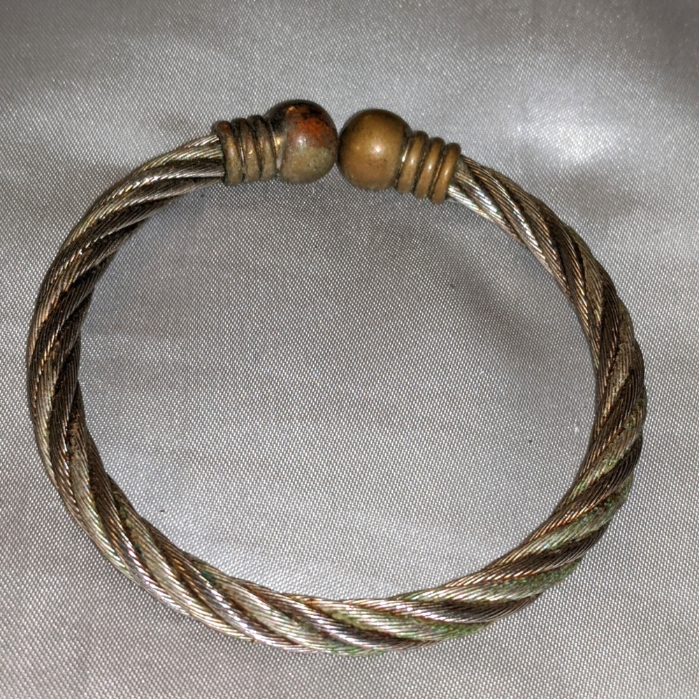 Vintage Woven Wire Bracelet